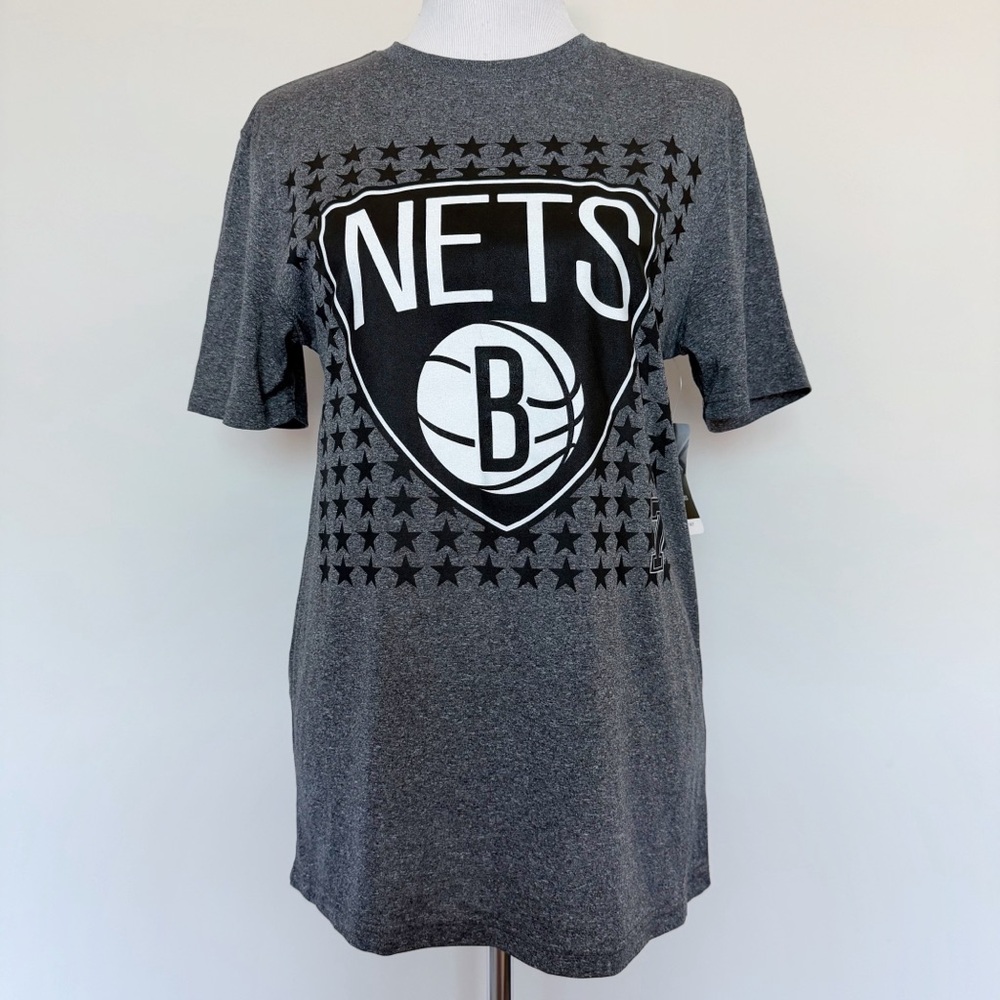 Brooklyn Nets Kevin Durant T-Shirt Mens Size Small NBA Fan Gear Gift Gray Black